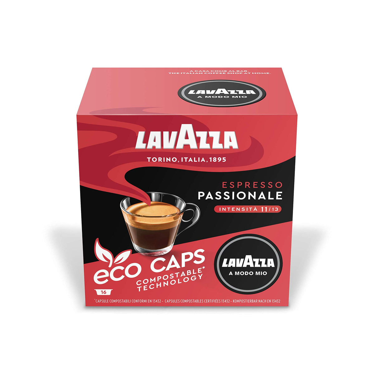 Lavazza, A Modo Mio Espresso Passionale, 36 Coffee Pods