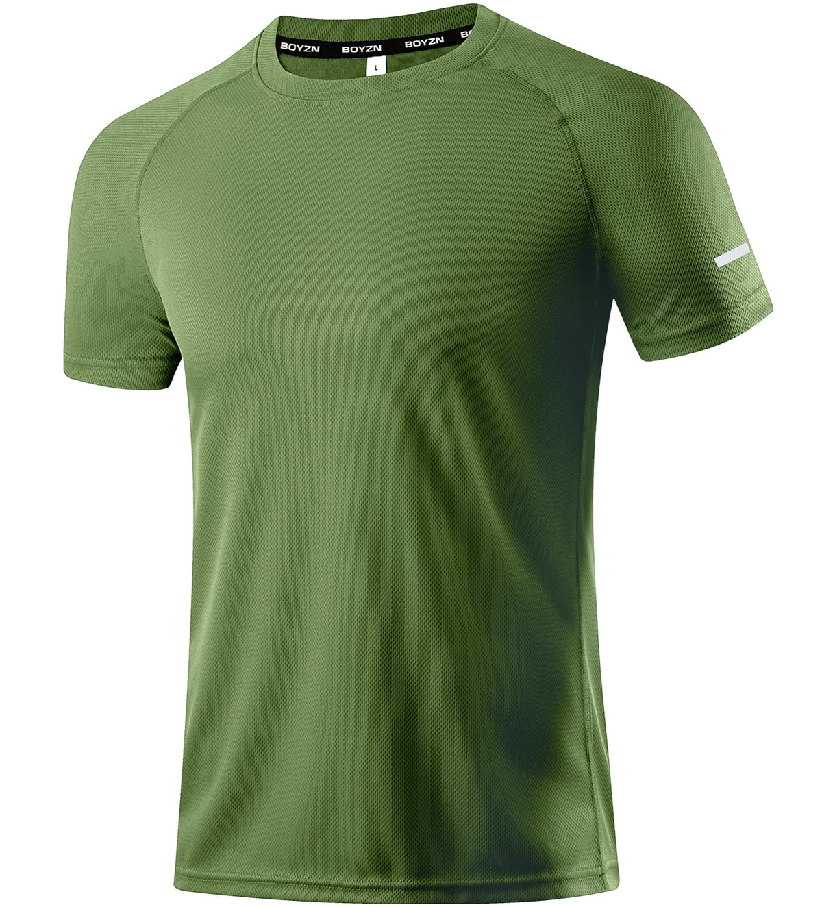 Boyzn 1, 3, 5 or 7 Pack Men's Workout Running Shirts, Dry Fit Moisture Wicking T-Shirt, Gym Athletic Short Sleeve Tee Shirts
