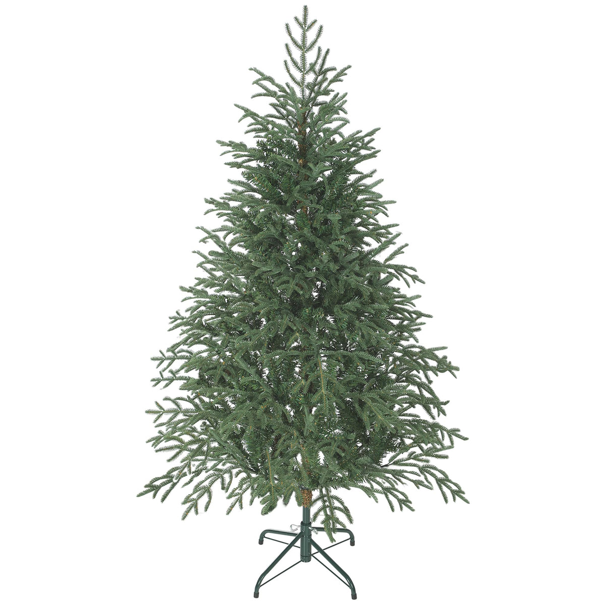 HOMCOM 6 ft Artificial Christmas Tree, 1814 Realistic Dense Branches, Green