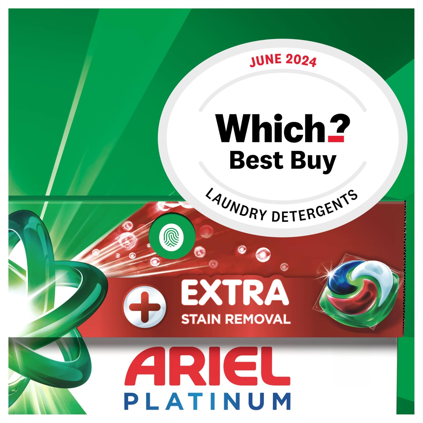 Ariel Platinum Washing Pods Extra Stain Removal (44ctx3) 132ct