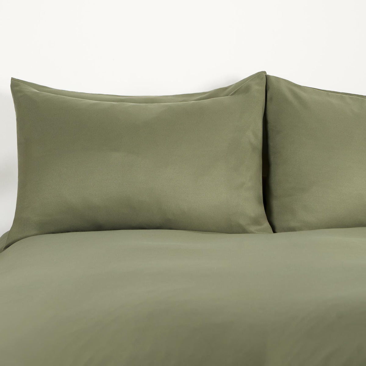 OHS Plain Duvet Cover & Pillowcase Reversible Bedding Set OR Fitted Sheet