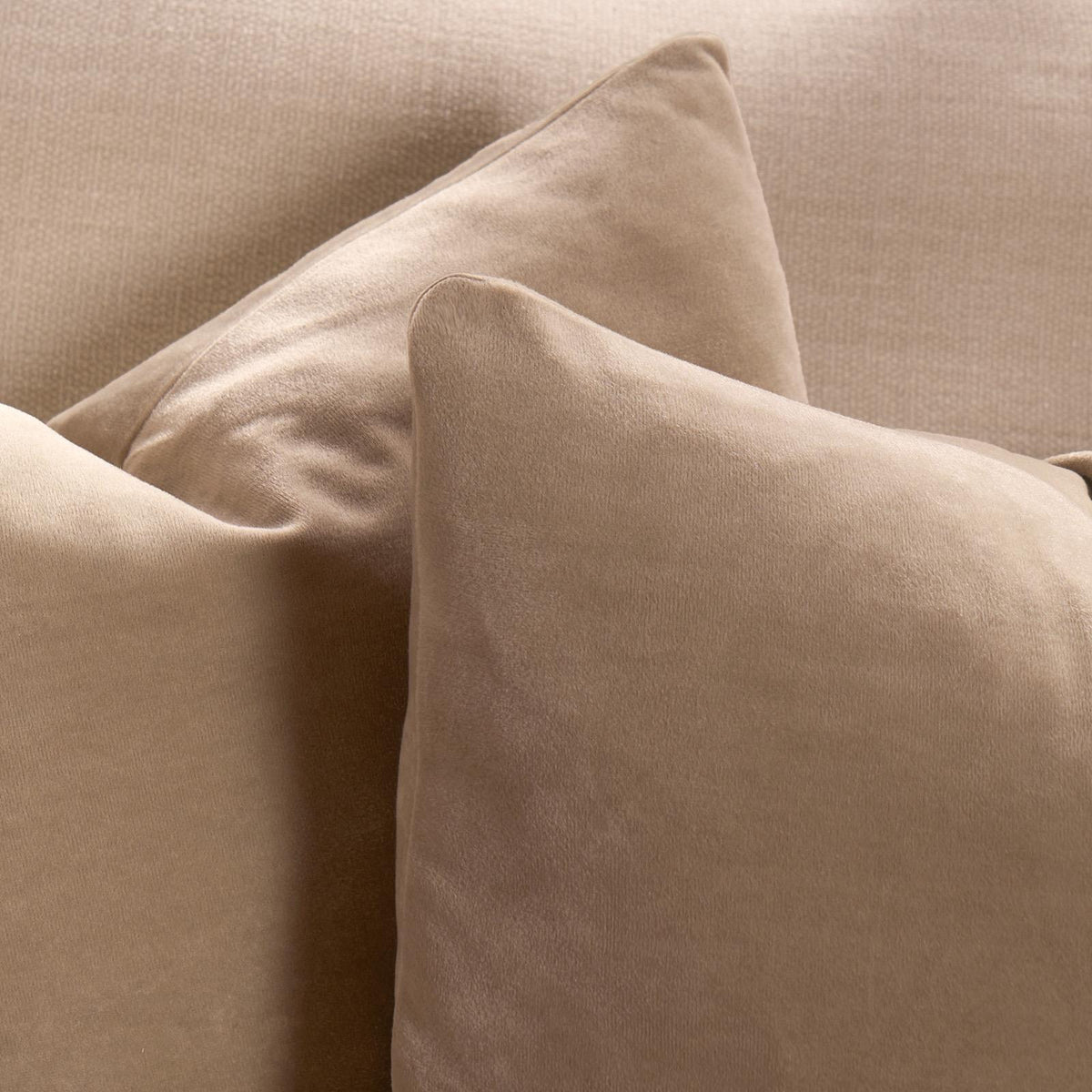 OHS Matte Velvet Cushion Covers Super Soft Luxury Square Pillowcases Multipack