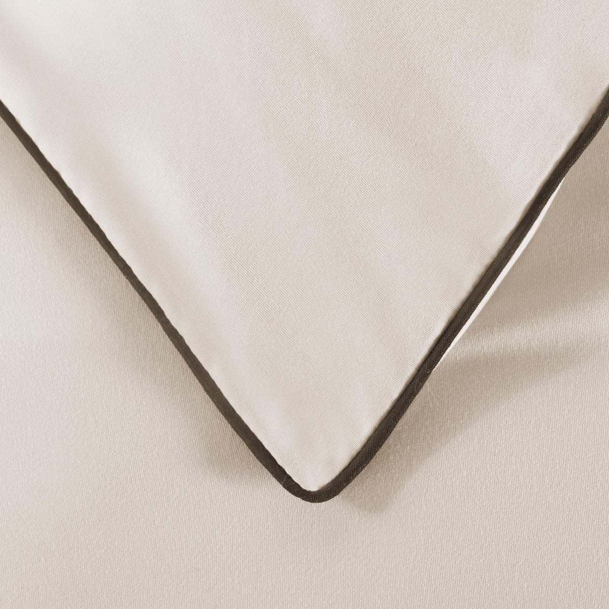 OHS Piped Edge Duvet Cover Set Soft Quilt Pillowcase Bedding Double King Size