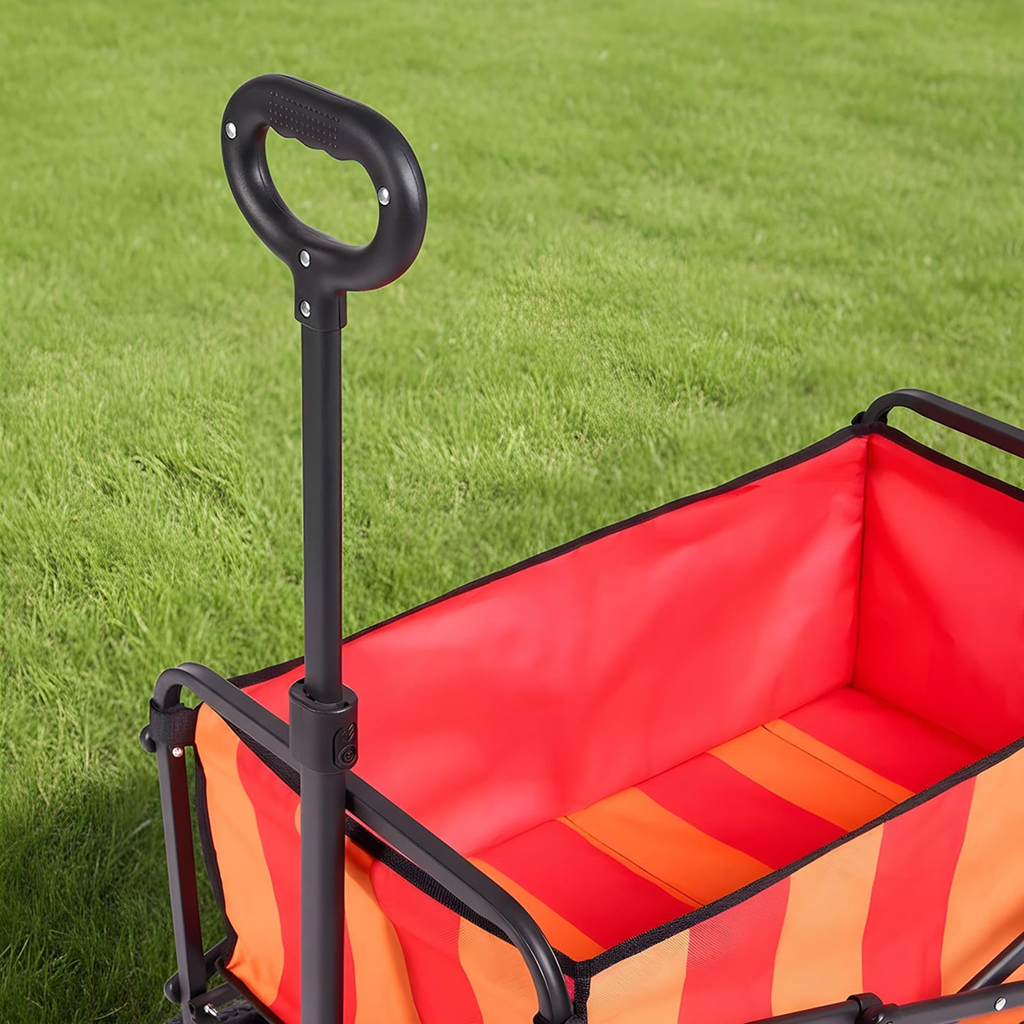 OHS Garden Folding Trolley Cart Outdoor Storage Camping Grocery Shopping