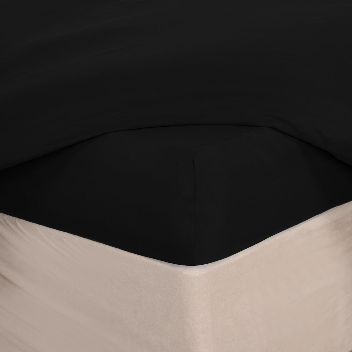 OHS Plain Duvet Cover & Pillowcase Reversible Bedding Set OR Fitted Sheet