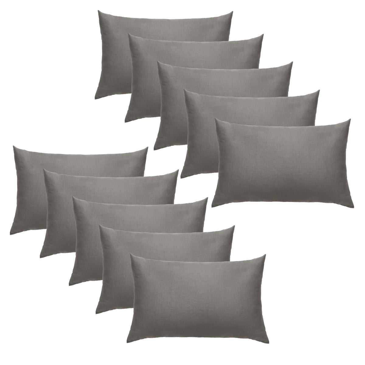 OHS Multi-Pack Polycotton Hotel Style Housewife Oxford Edge Pillowcase Set