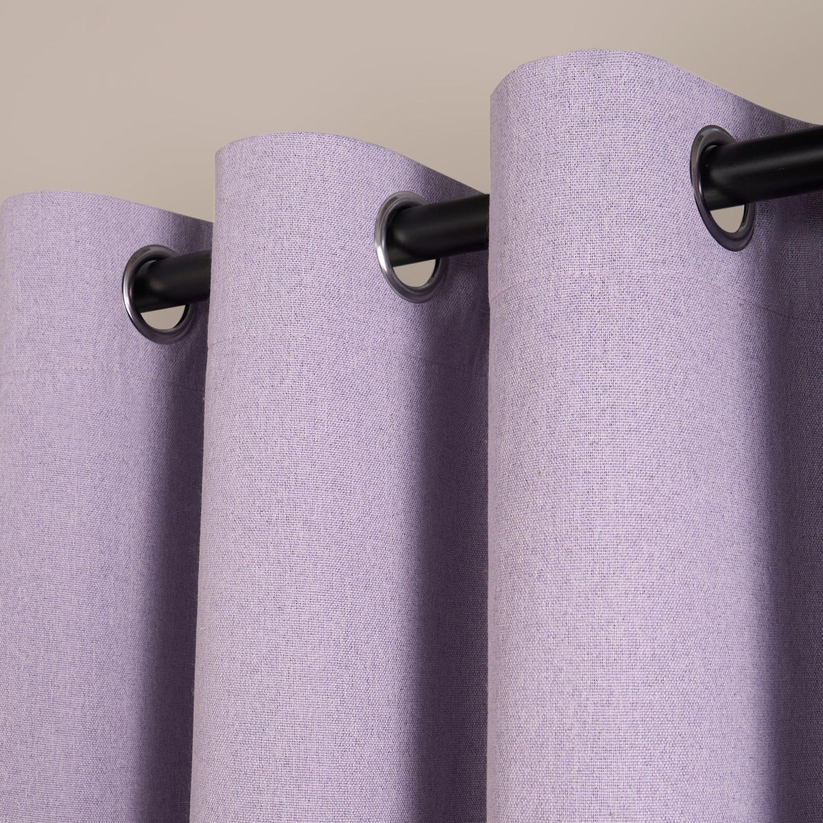 OHS Eyelet Blackout Curtains Woven Ready Made Ring Top Thermal Texture Thick