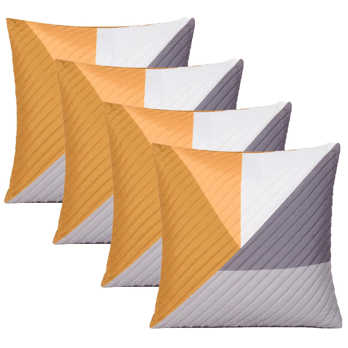 Geometric Cushion Covers Pinsonic Pack of 2/4 Case Filled Pad 18" x 18" Home Set