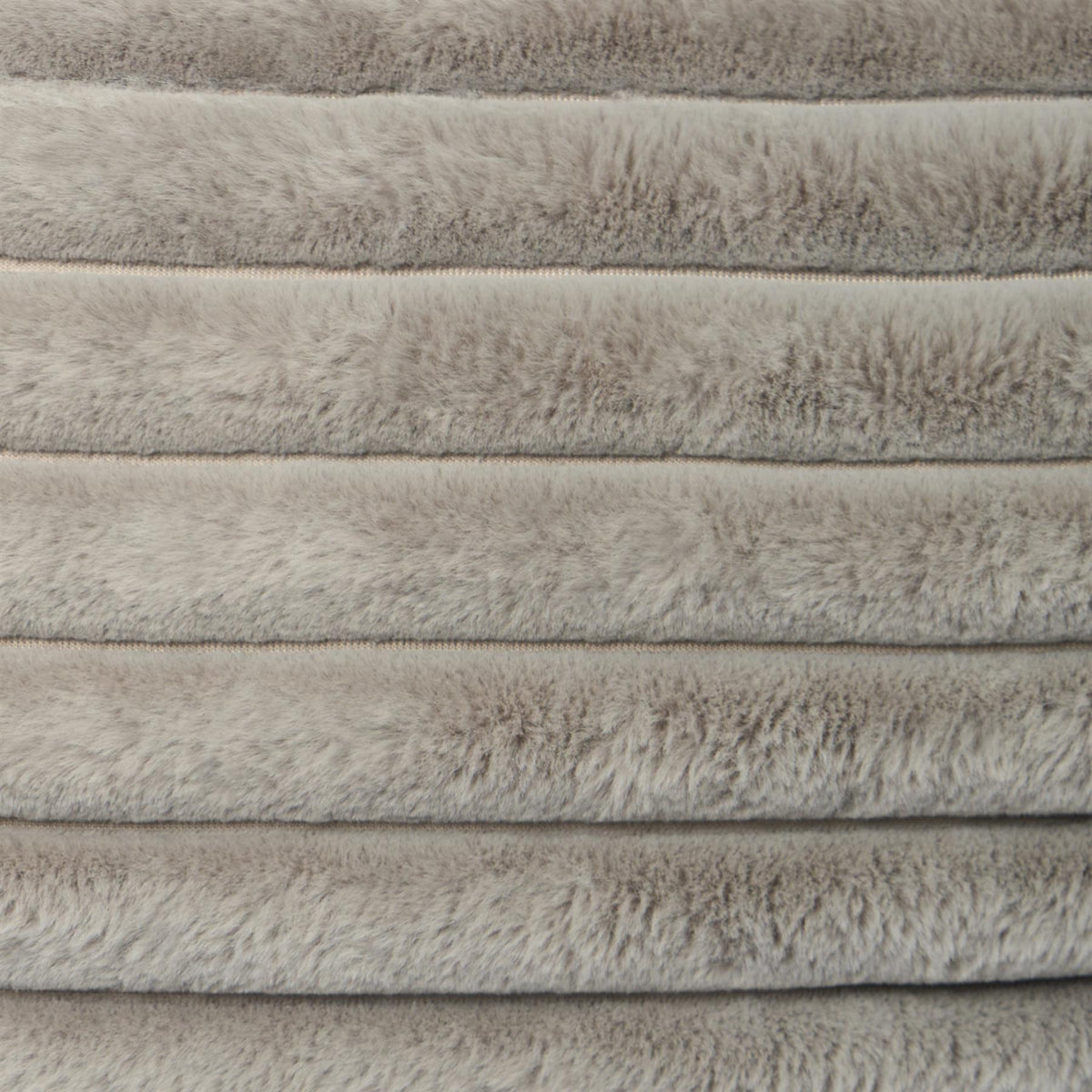 OHS Ribbed Bolster Pillow Faux Fur Long Luxury Soft Maternity Support Cushion