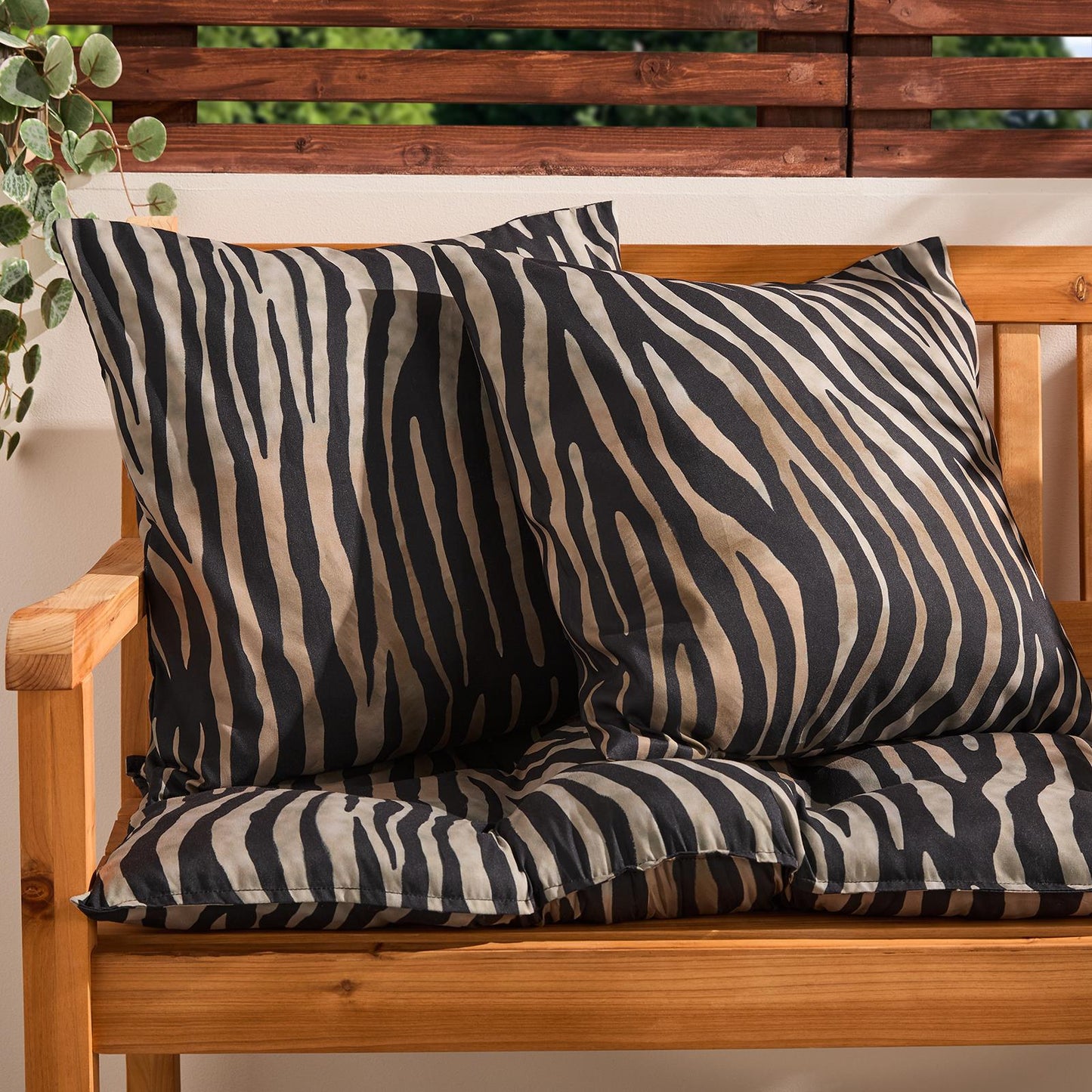 OHS Fun Print Garden Cushion Covers 2 Pack Water Resistant Outdoor Indoor