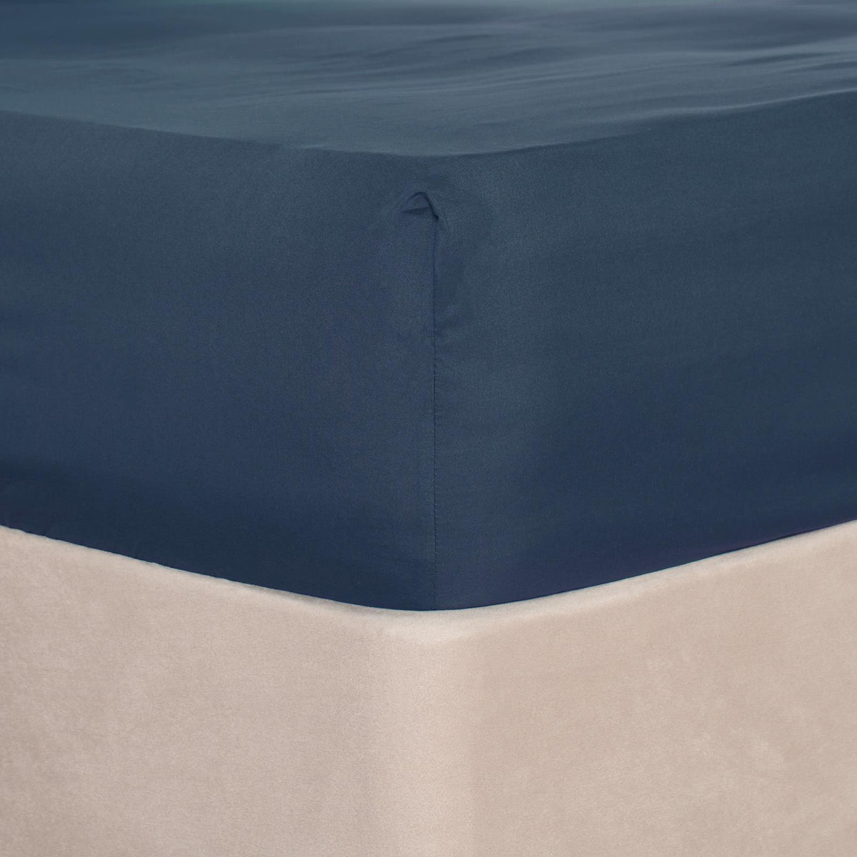 OHS Plain Duvet Cover & Pillowcase Reversible Bedding Set OR Fitted Sheet