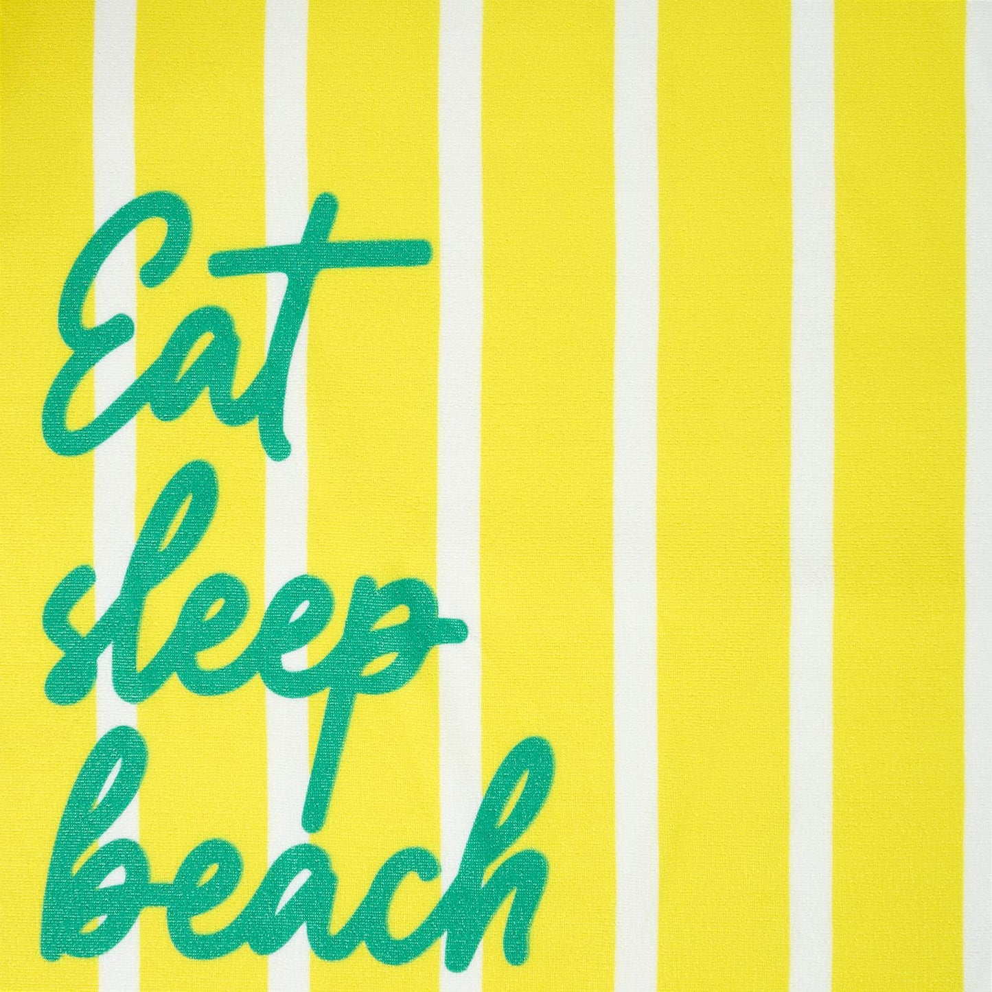 OHS Slogan Beach Towel Printed Quick Dry Summer Travel Microfibre Absorbent Swim