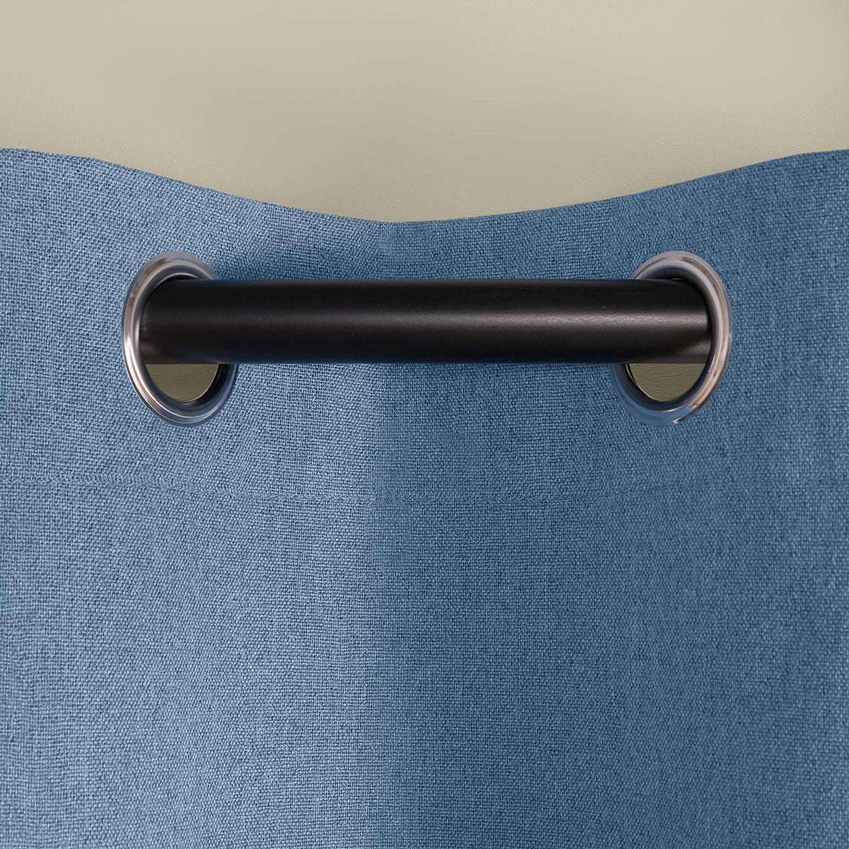 OHS Eyelet Blackout Curtains Woven Ready Made Ring Top Thermal Texture Thick