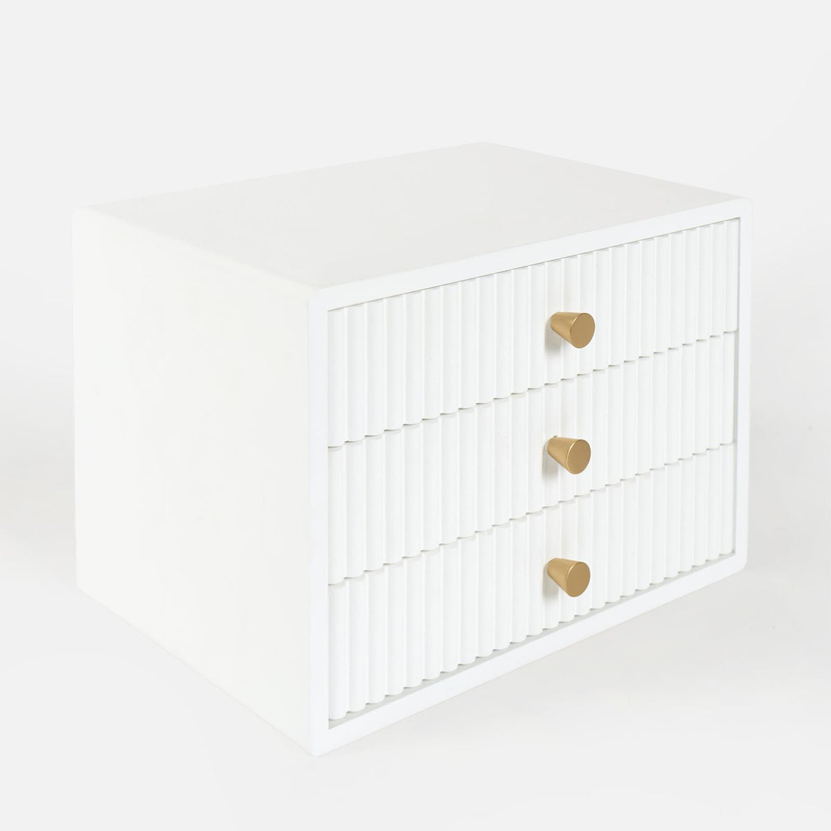 OHS Ribbed Desktop Drawers Organiser Freestanding Tabletop Cabinet Storage Unit