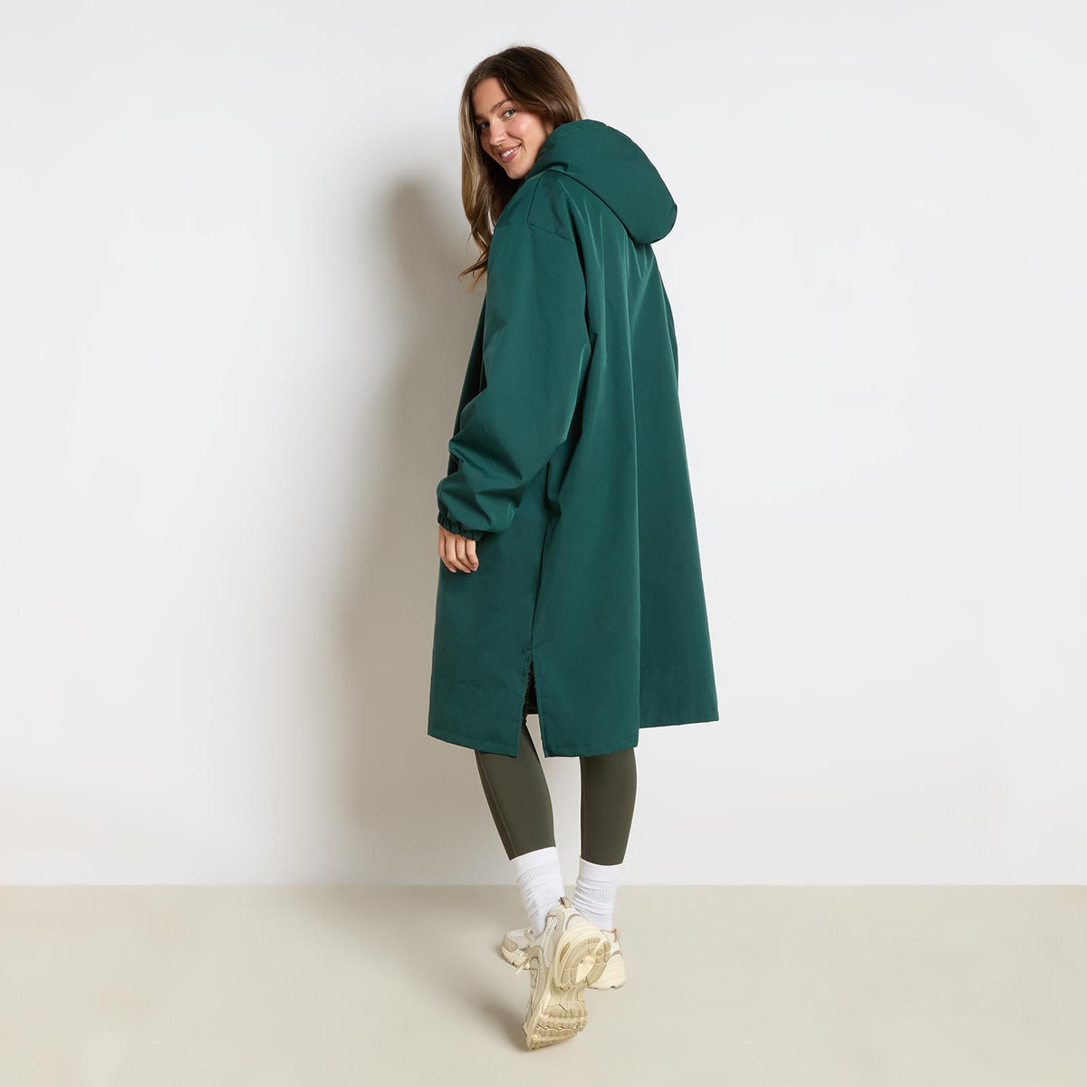 OHS Drying Changing Robe Sherpa Lined Water Resistant Oversize Coat Adults Kids