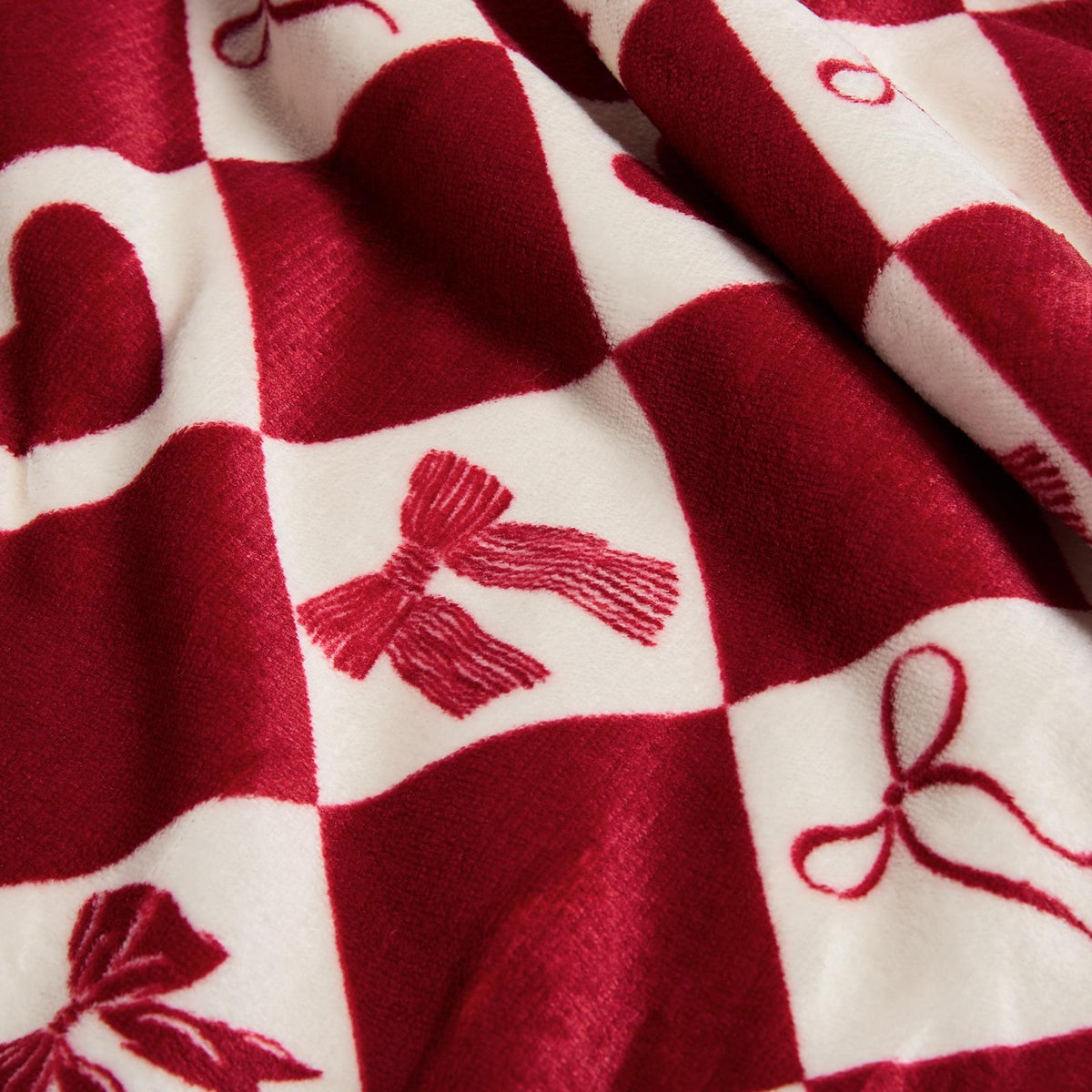 OHS Printed Pet Blanket Reversible Sherpa Fleece Dog Cats Thermal Calming Throw