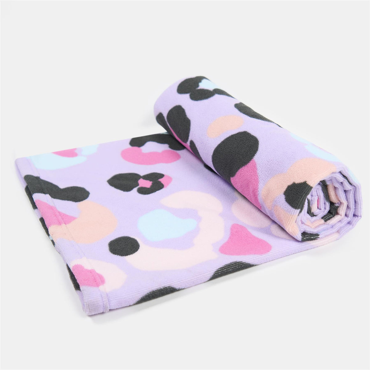 OHS Print Beach Towel Microfibre Quick Dry Bath Holiday Gym Travel Sport