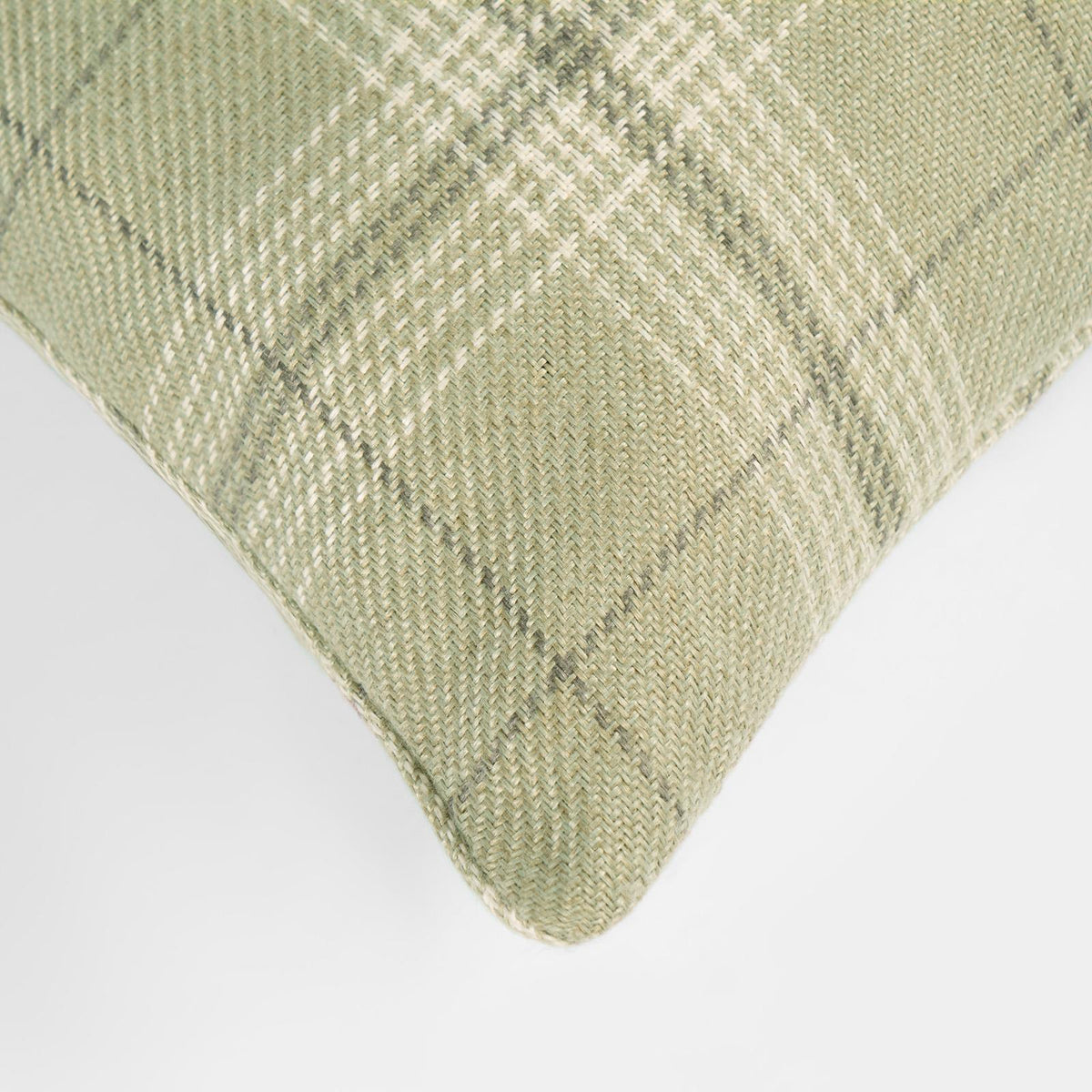 OHS Woven Check Cushion Covers 2 Pack Cases Luxury Home Decor