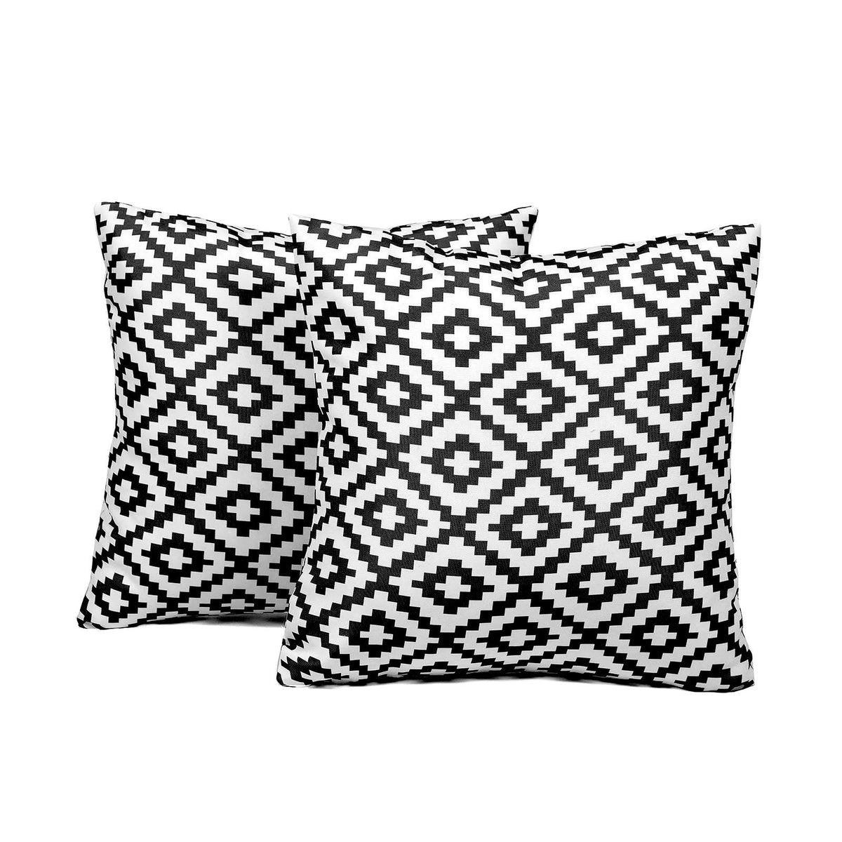 OHS Print Outdoor Cushion Covers Garden Water Resistant Filled Inserts Seat Set