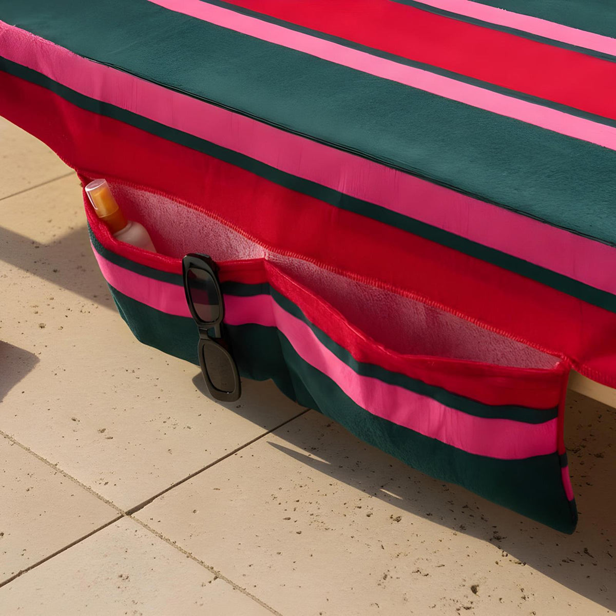 OHS Beach Towel Bag OR Inflatable Bolster OR Cushion Microfibre Quick Dry Travel