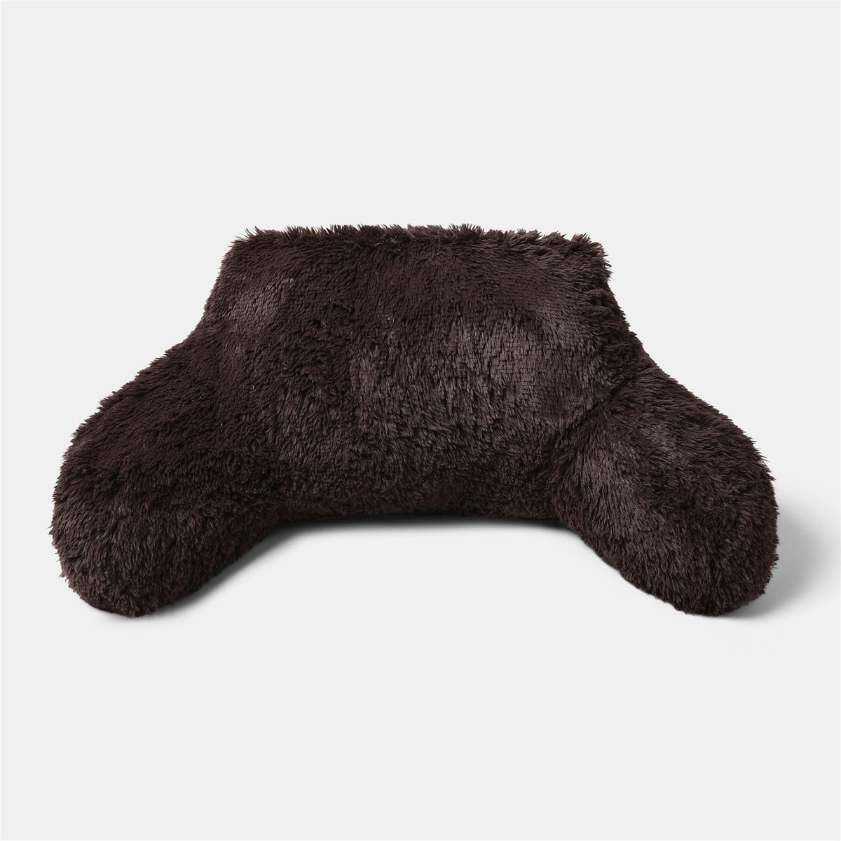 OHS Fluffy Cuddle Cushion Reading Pillow with Arms Lumbar Bed Chair