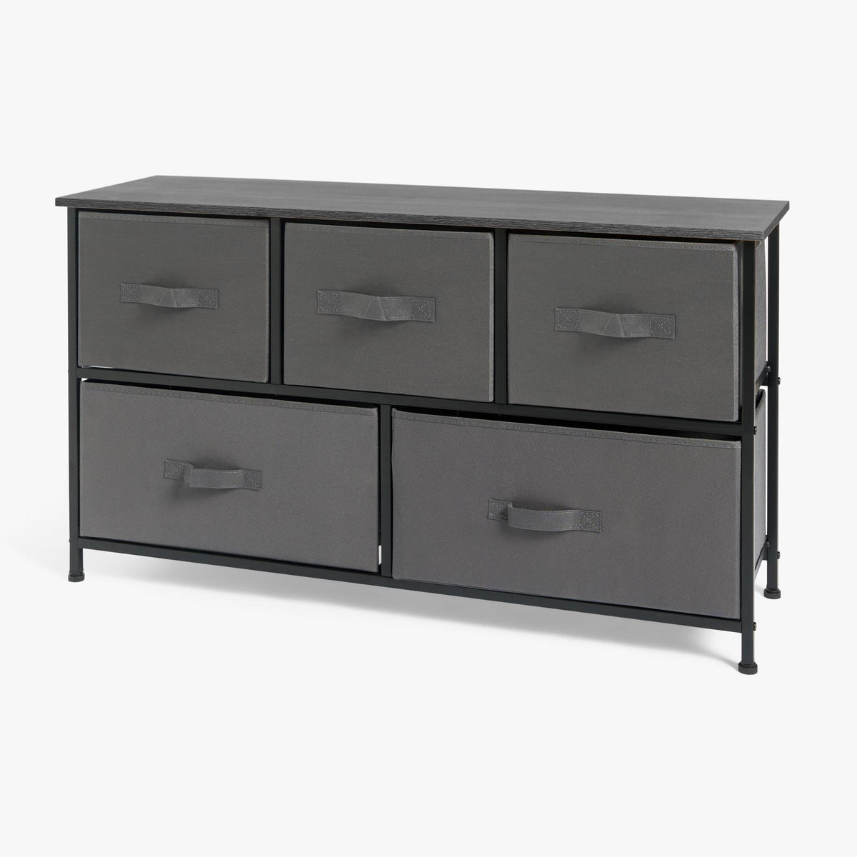 OHS Fabric Cabinet Bedside 2/3/4/5/6 Drawers Storage Unit Clothes Home Organiser