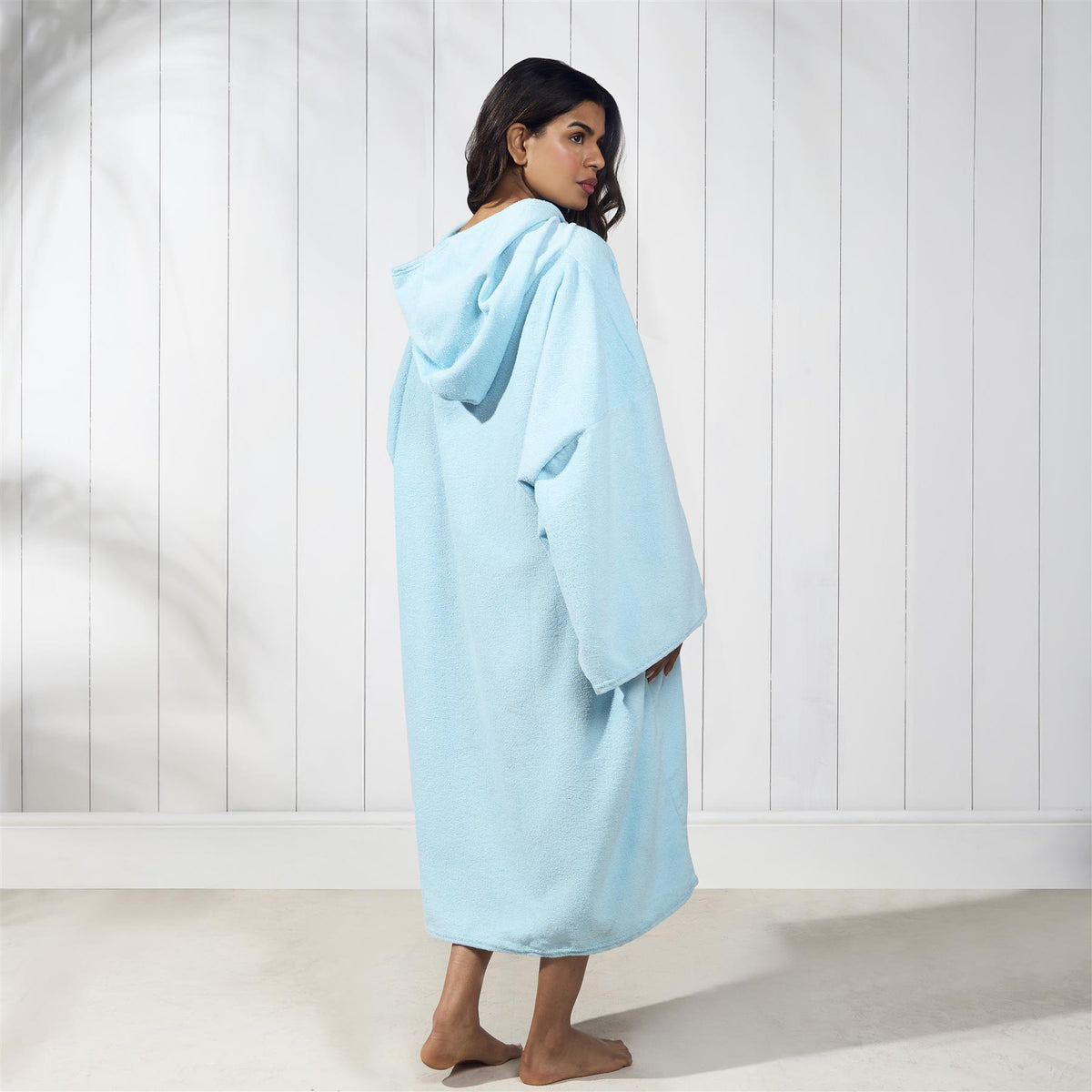 OHS Hooded Towel Poncho Adult Absorbent Dry Beach Swim Bath Changing Robe