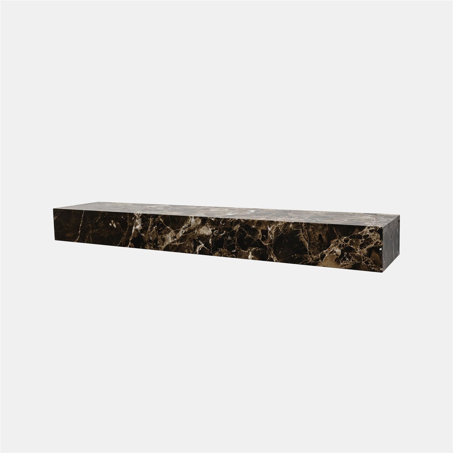 OHS Shelf Travertine Marble Effect Wall Mounted Storage Space Saving Modern