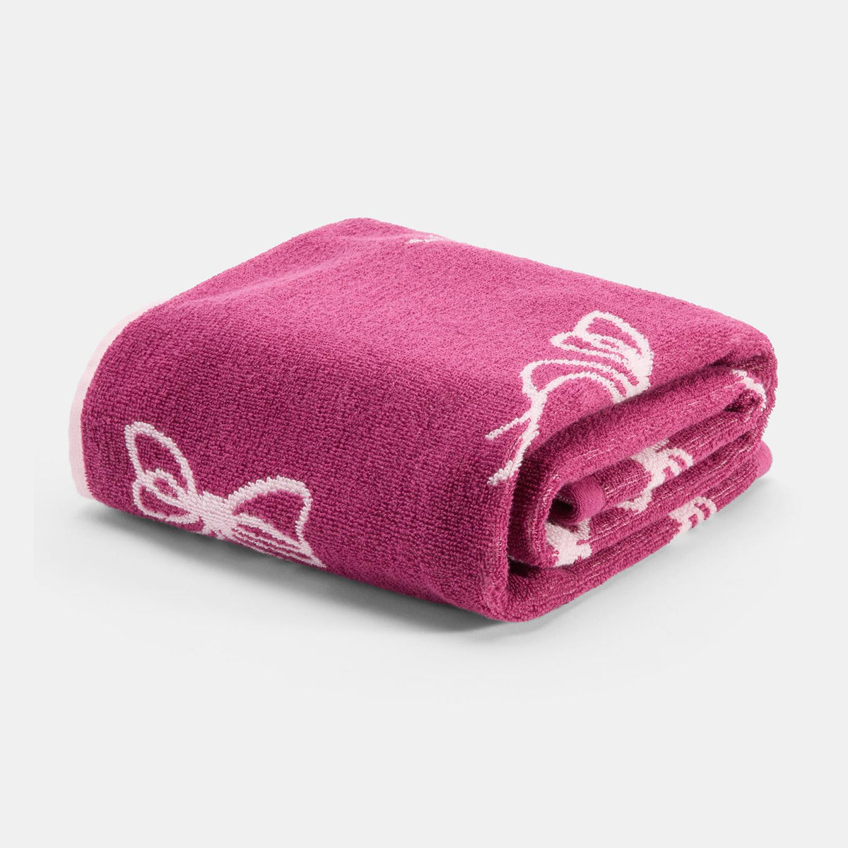 OHS Bows Towels 100% Premium Cotton Highly Absorbent Hand Bath Towel Sheet