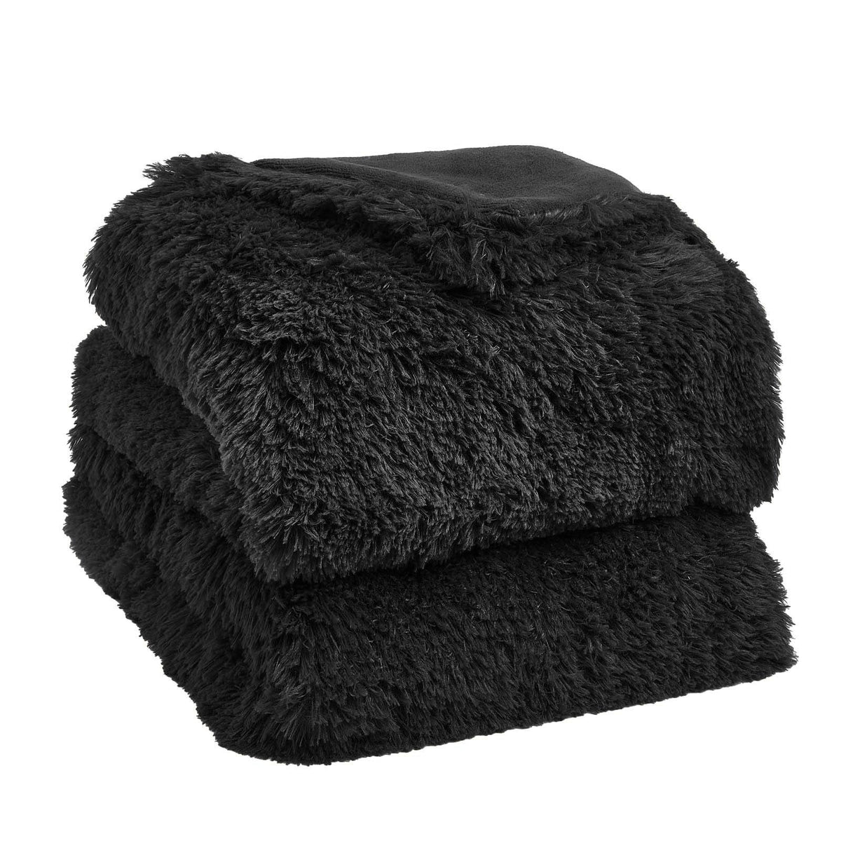 Sienna Fluffy Shaggy Blanket Large Throw Over Sofa Bed Cosy Fleece - 150 x 200cm