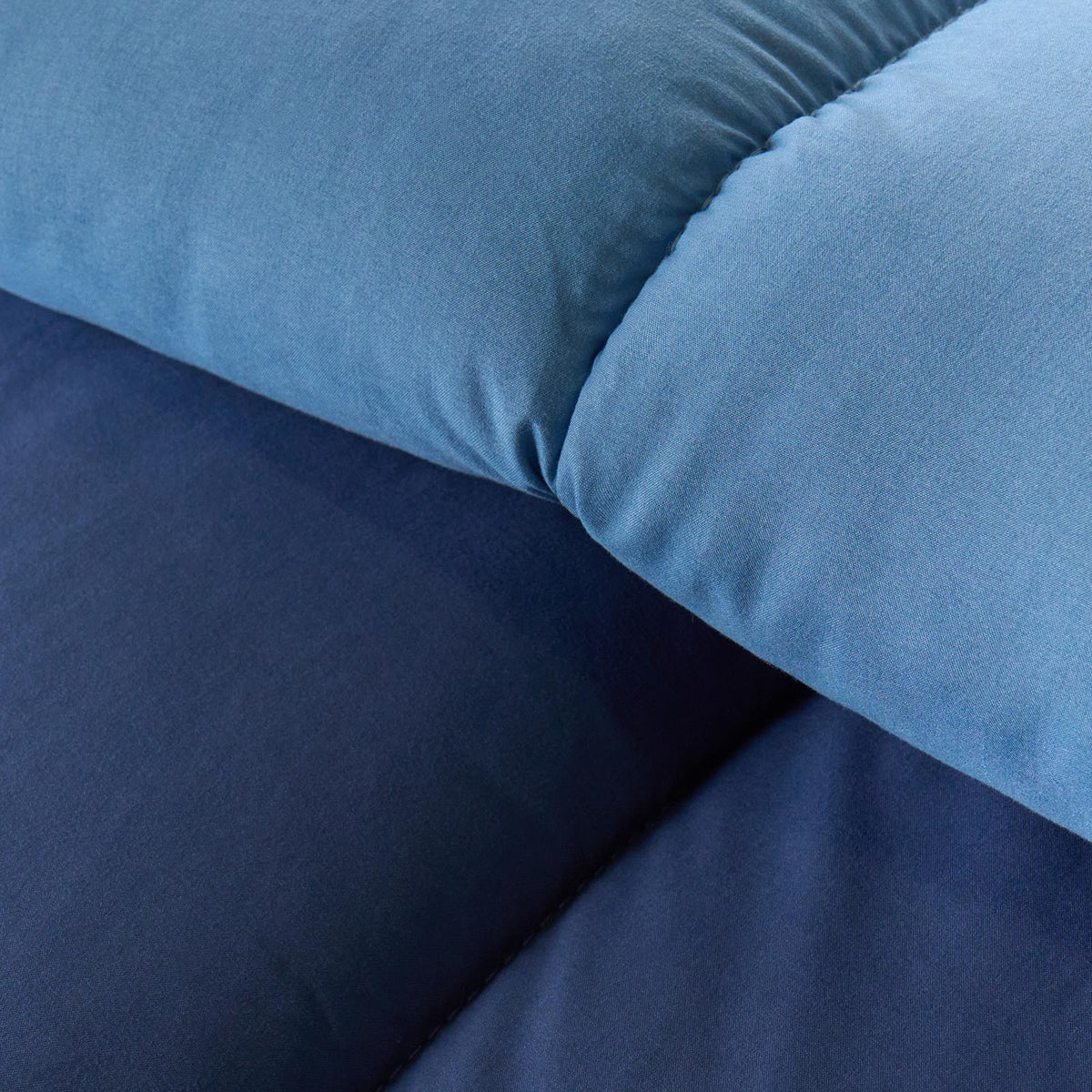 OHS Coverless Duvet & Pillowcase 10.5 Tog Bedding Set Easy Care Reversible