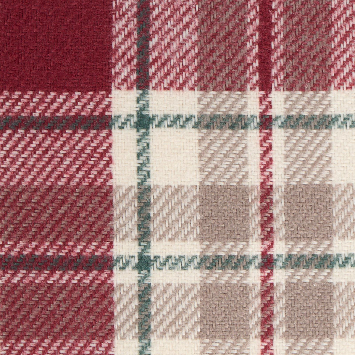 Woven Check Cushion Covers Tartan Pack of 2/4 Filled Case Pad Set 18" x 18" Home