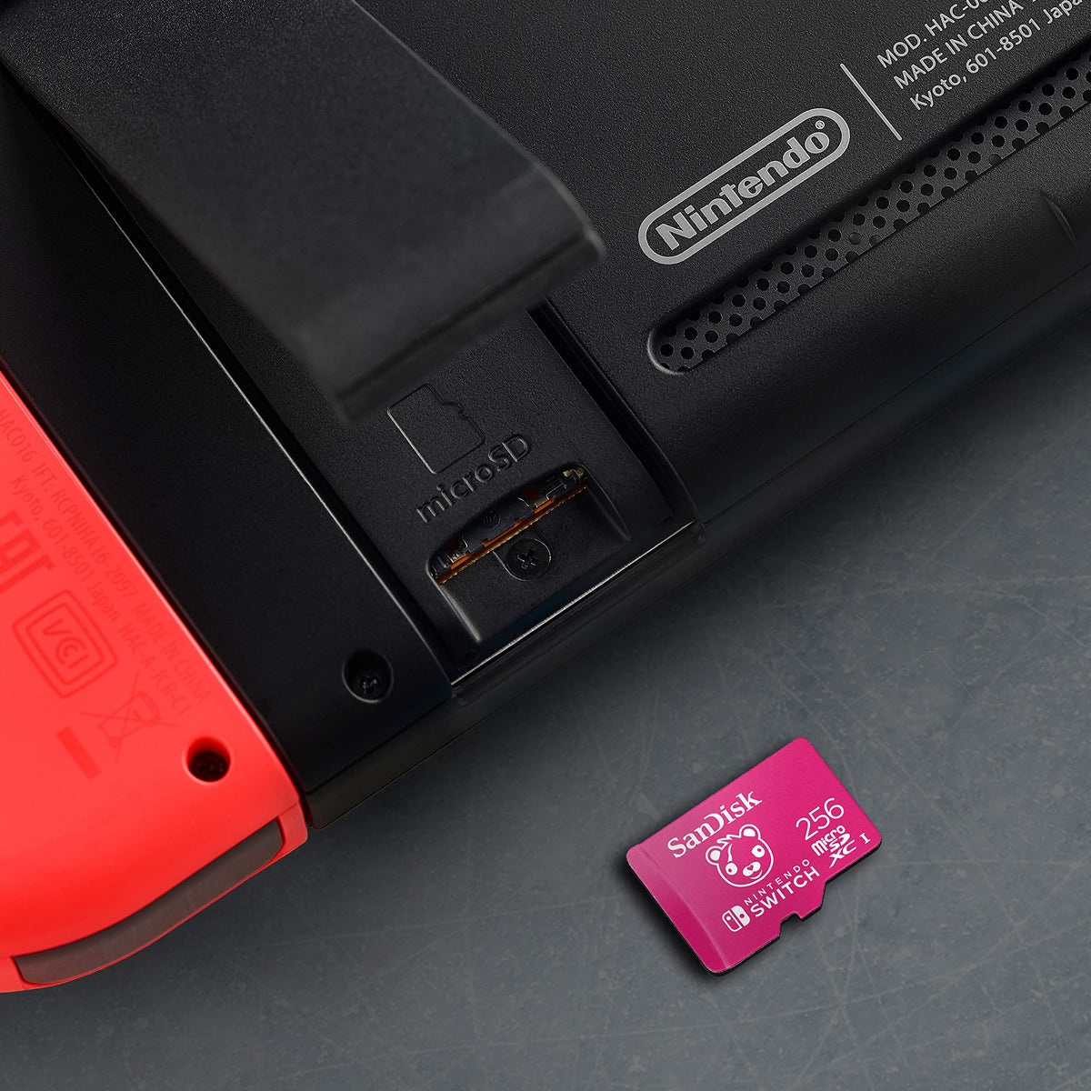 SANDISK microSD Card 128GB, Super Mario Super Mushroom Edition