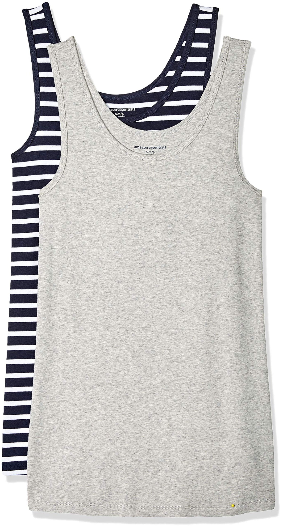 Amazon Essentials Women's Slim-Fit Vest, Pack of 2