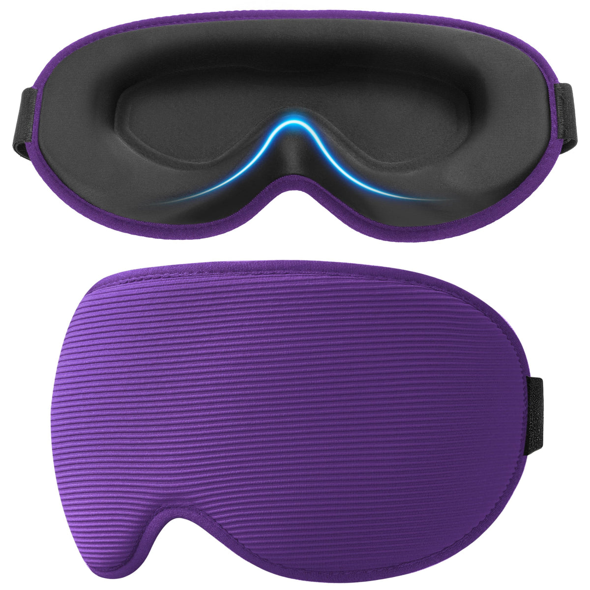 Gritin 100% Blackout Sleep Mask for Women & Men-Zero Eye Pressure Eye Mask