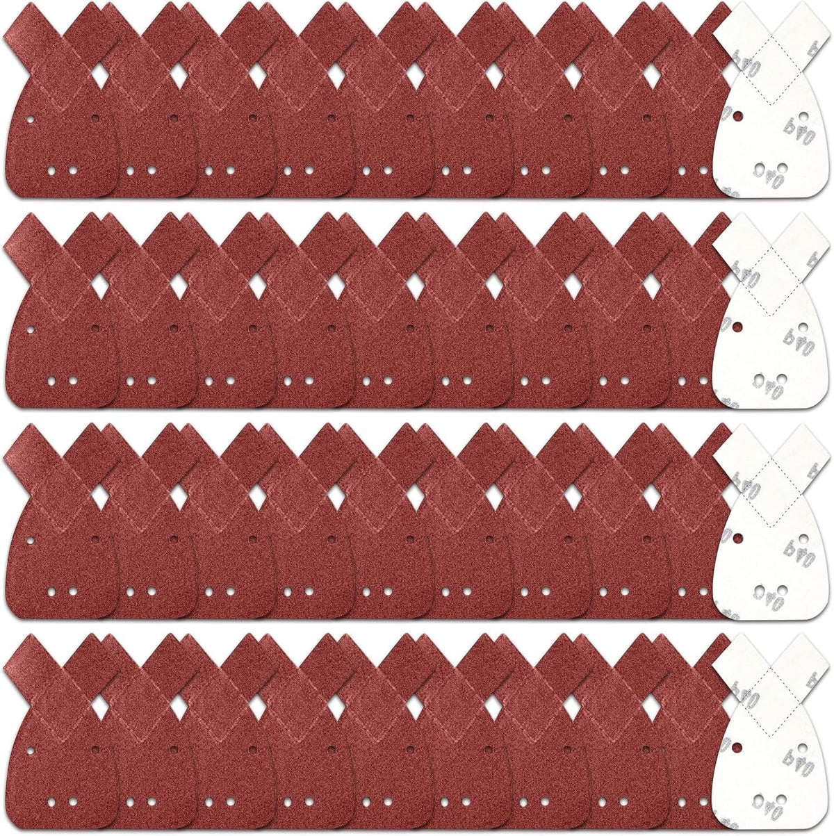 Black and Decker Mouse Sander Pads, 60 PCS Replacement Sanding Discs