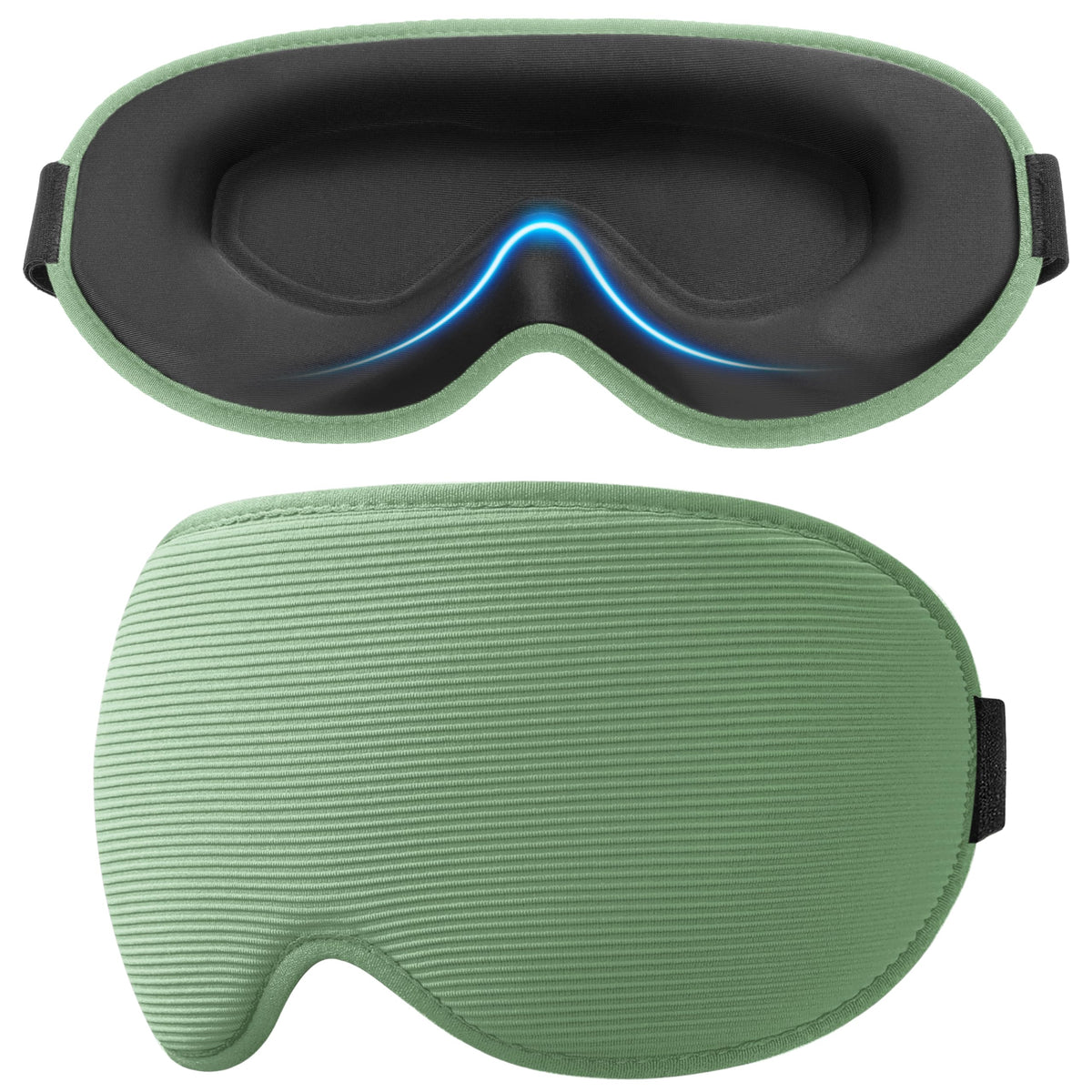 Gritin 100% Blackout Sleep Mask for Women & Men-Zero Eye Pressure Eye Mask