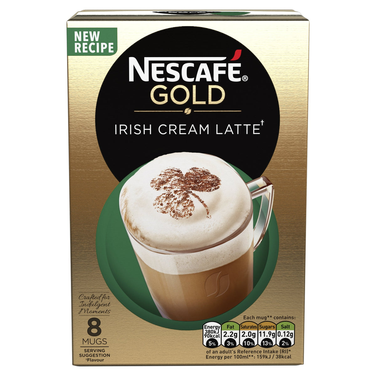 NESCAFÉ Latte Instant Coffee Sachets - 72 x 18g