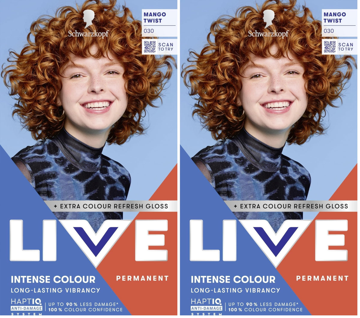 Schwarzkopf LIVE Intense Colour Hair Dye, 099 Deep Black