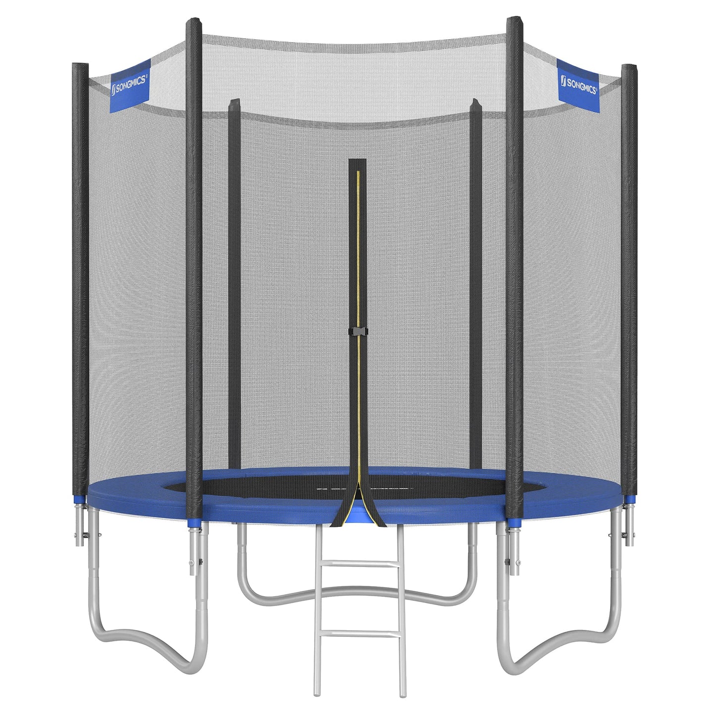 SONGMICS 10ft Children's Outdoor Trampoline with Safety Net & Ladder — Max 100 kg | 2-Year Warranty