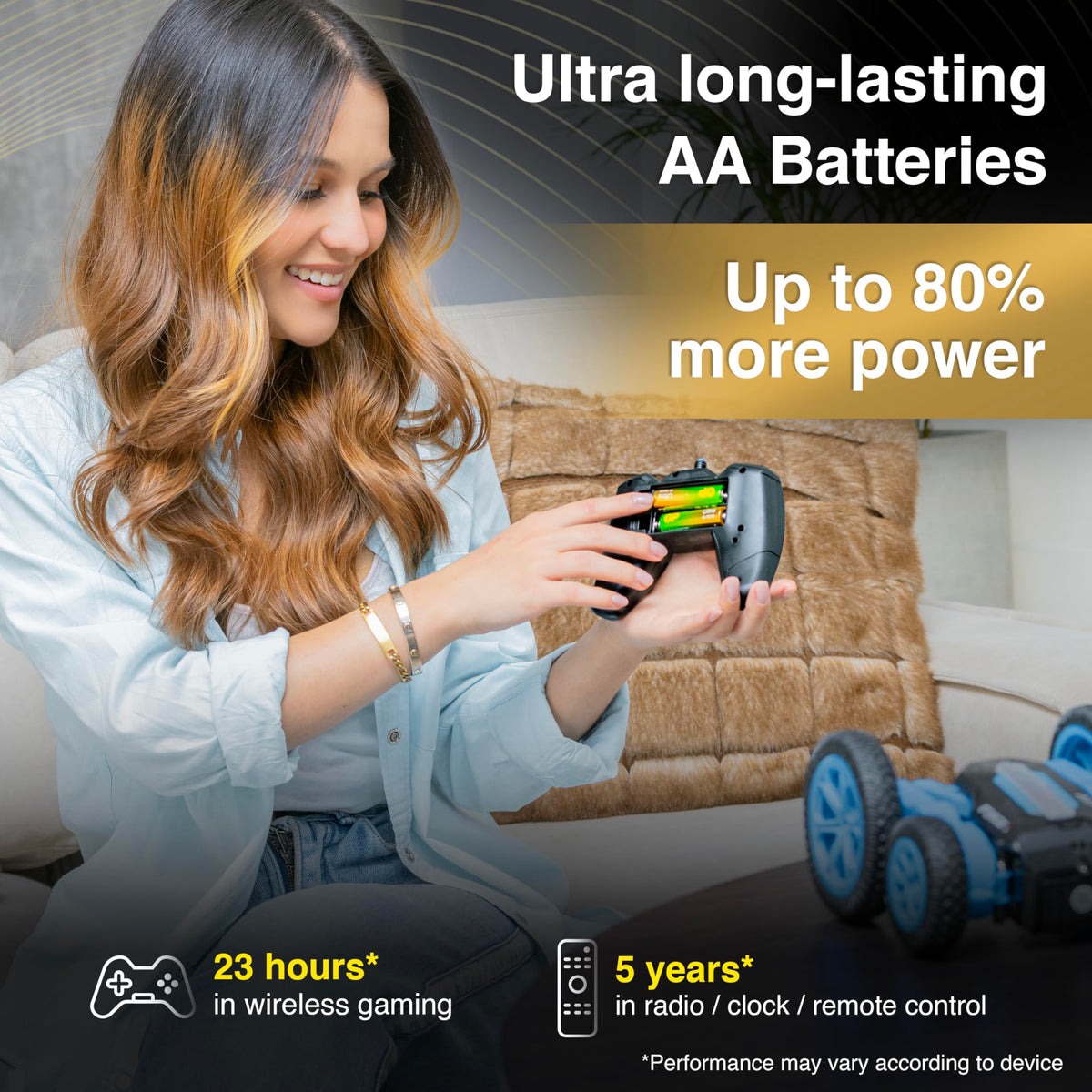 GP AA Batteries 40 Pack 1.5V Alkaline Double A 10 Yr Long Shelf Life