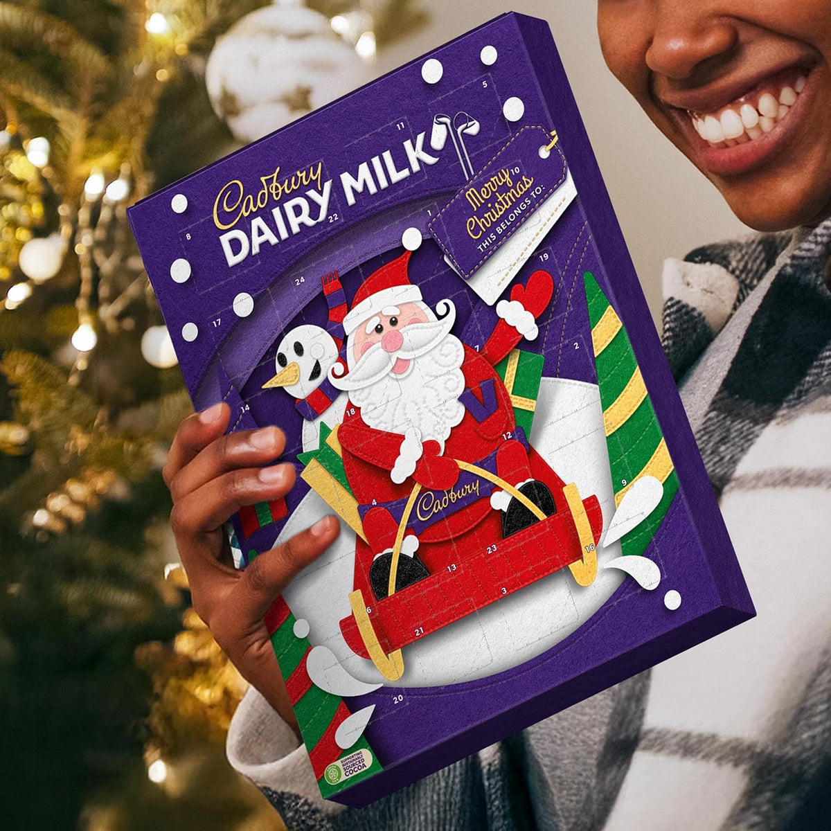 Cadbury Dairy Milk Chocolate Advent Calendar 90g Bundle of 2 - By Cadbury Gifts Direct
