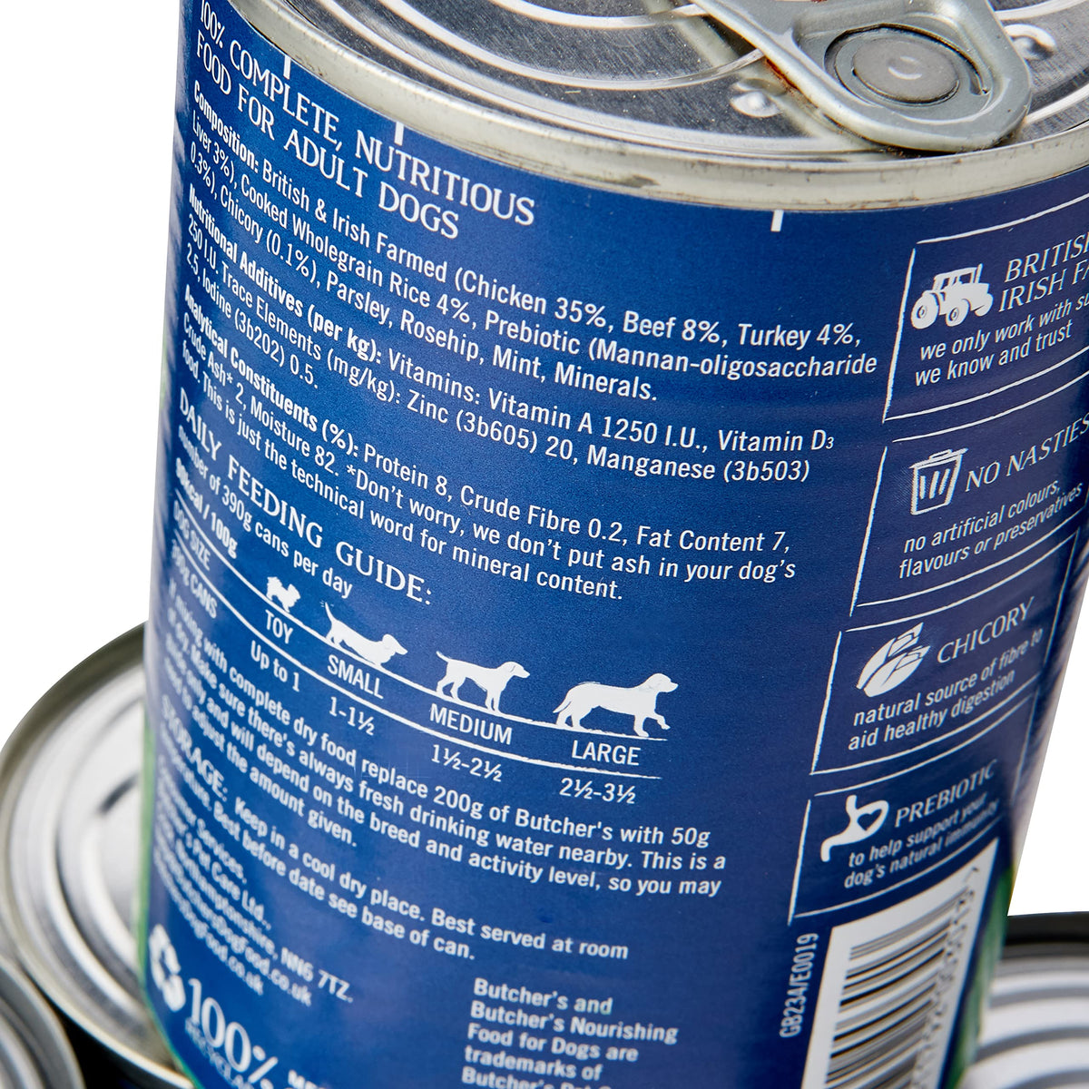 Butcher's Complete Wet Can Adult Dog Food Simply Gentle Loaf Pack 12x390g