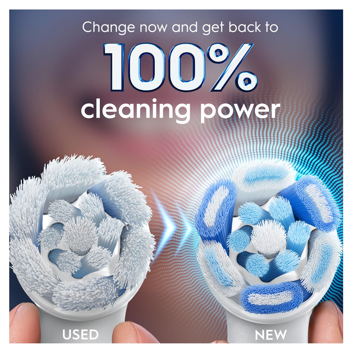 Oral-B iO Series Ultimate Clean Electric Toothbrush Heads, 8 Count, Black