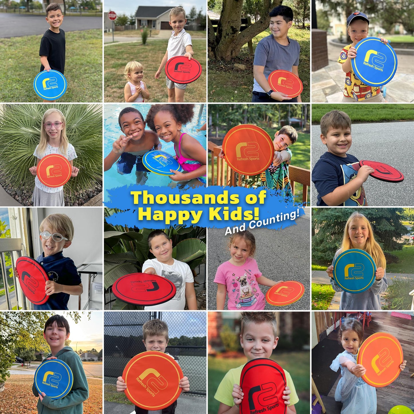 Soft Disc Flying Toy - Doesn't Hurt to Catch - Flying Disc Outdoor Toys For Kids - Easy to Learn Flying Toy - Best Boys Toys For Kids Outdoor - Gifts for Boys & Girls 3 4 5 6 7 8 9 10 11 12 13+