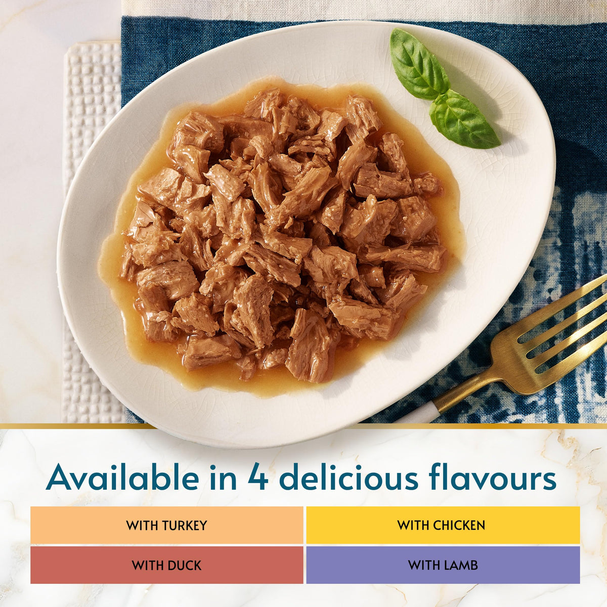 GOURMET Perle Delighters Collection in Gravy Wet Cat Food 40x85g