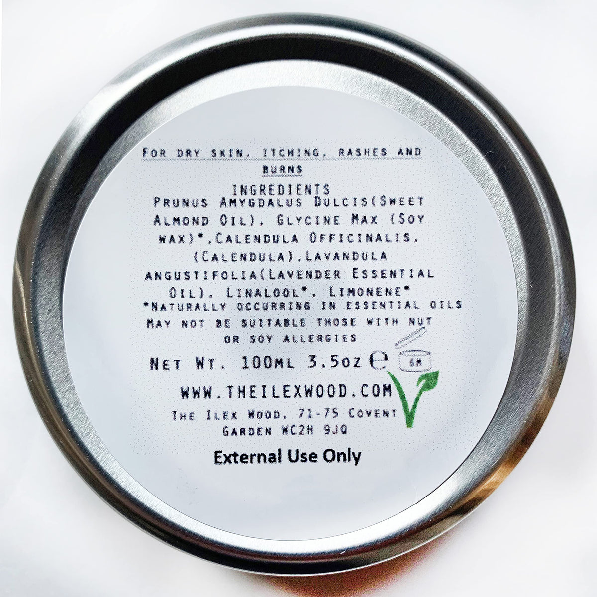 The Ilex Wood - Herbal Salve Gift Set - 100% Natural Handmade, Cruelty & Plastic Free. Skin irritation, scrapes, bites, stings soothes rashes, itching, dry skin, eczema, chapped hands. 3 x 100ml