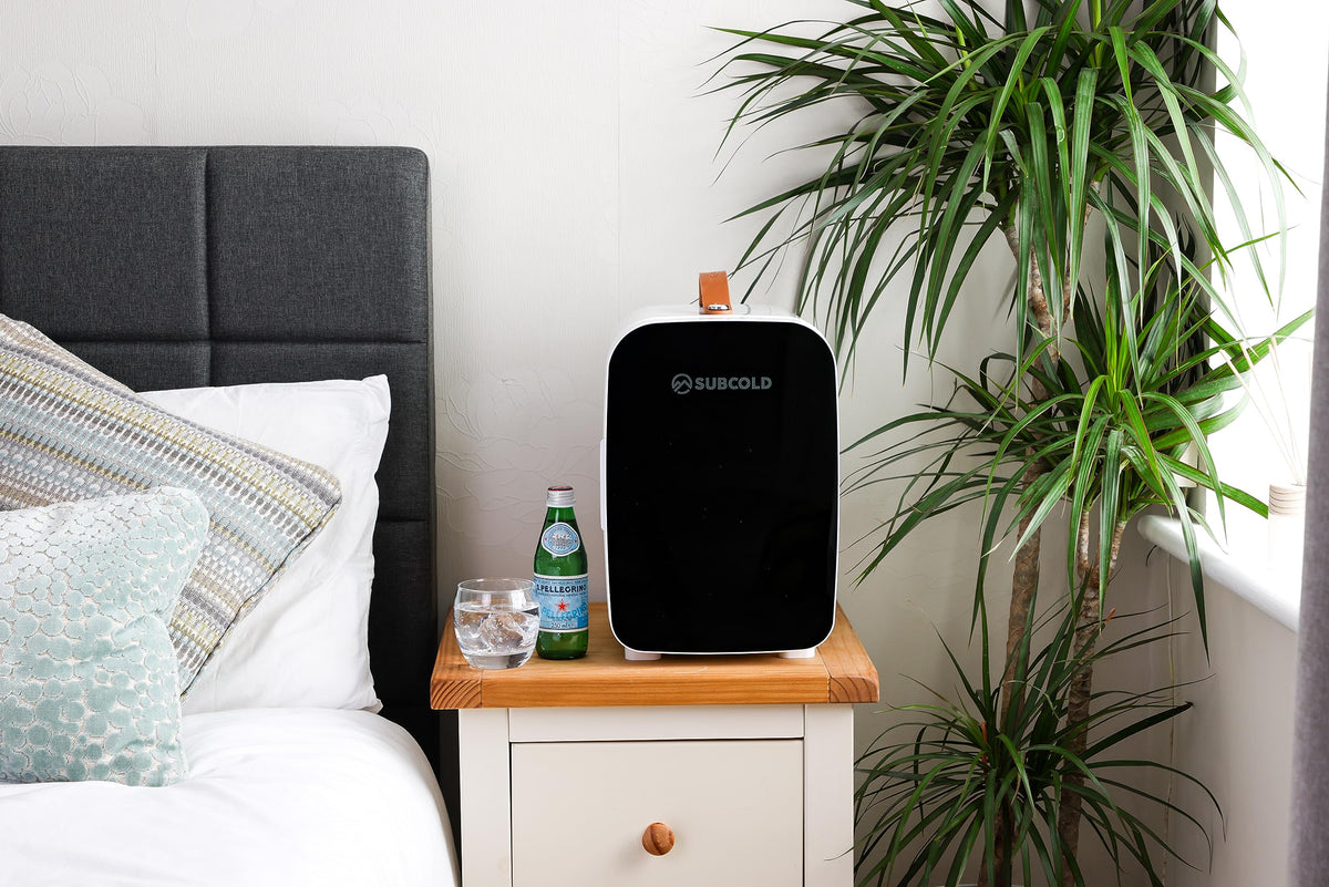 Subcold Pro4 Mini Fridge 4L, Quiet Small Fridge for Bedroom, AC & USB