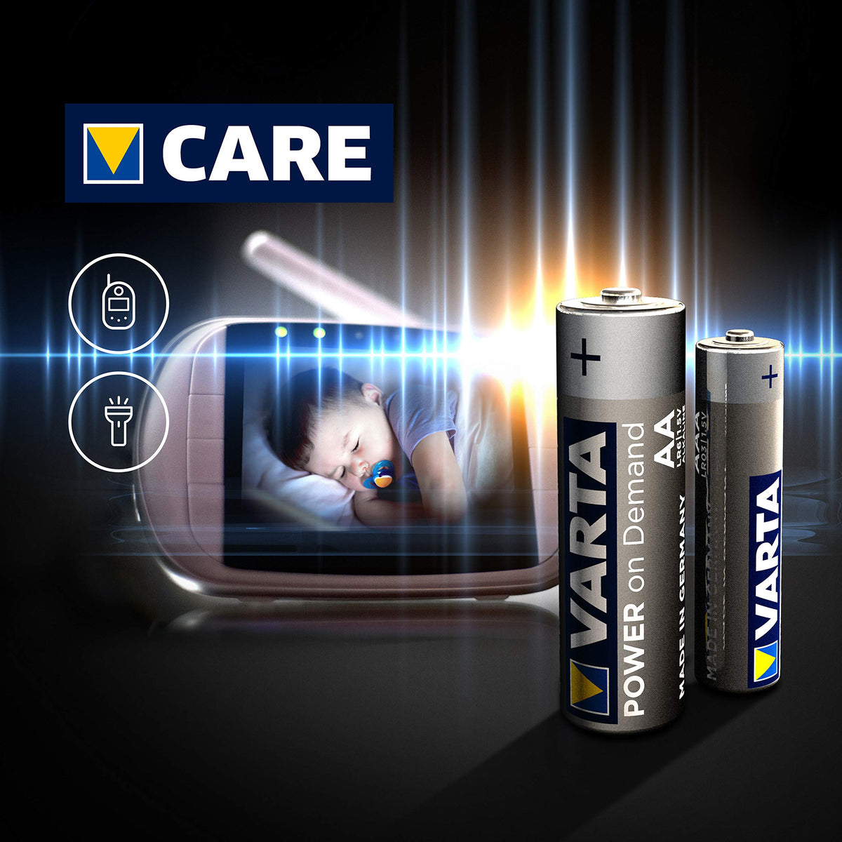 VARTA Batteries AA, Pack of 40, Power on Demand, Alkaline, 1.5 V