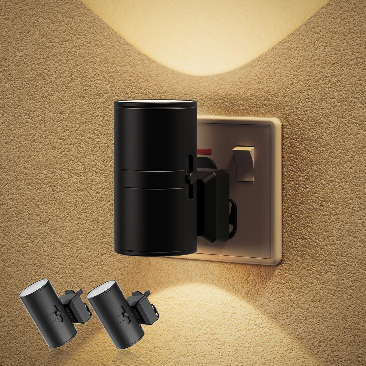 JandCase Night Light, Night Light Plug in Wall with Dusk to Dawn Sensor